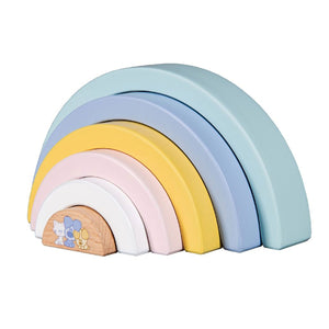 Rubo toys woezel en pip baby regenboog