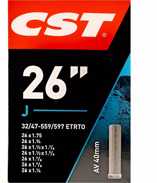 Cst Binnenband 26x1.75 26x1 3 8 ETRTO 32 47-559 597, Ventiel:Schrader auto 40mm