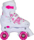 quaddy 3.0 rolschaatsen wit roze 38-41