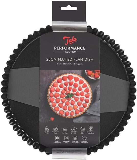 Tala performance - quichevorm met losse bodem - 25 cm - ovenbestendig - antiaanbaklaag - pfas-vrij
