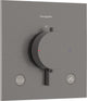 Hansgrohe ecostat comfort e - inbouwthermostaat - ecostat thermostaat - zekerheidscombinatie en1717 - 2 functies - brushed black chrome
