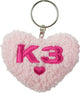 K3 sleutelhanger pluche hart