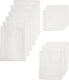 Meyco baby uni starterset - 12-pack - hydrofiel - white