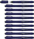 Stabilo worker+ - rollerball pen 0.5 mm - naturecolors wildflower - ultramarijn blauw - doos 10 stuks