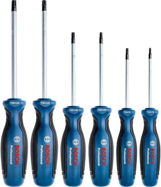 Bosch professional schroevendraaierset torx 6-delig - 1600a01v09