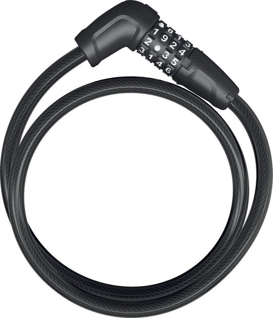 Abus fietsslot kabelslot - numerino 5410c - security level 3 - zwart - 85 cm - geschikt voor stadsfietsen en kinderfietsen