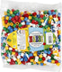 Nabbi creativ company strijkkralen, afm 10x10 mm, standard-farben, jumbo, 1000 assorti