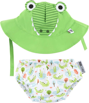 Zoocchini uv zwemluier setje aidan the alligator small