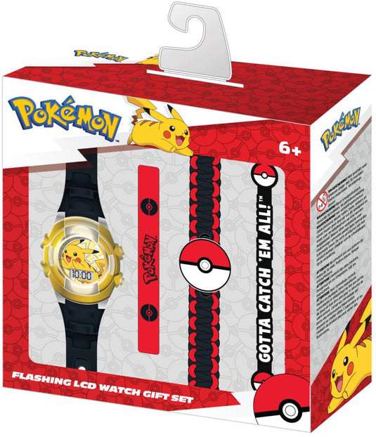 Gabby's poppenhuis horloge cadeauset pokemon - 4dlg.
