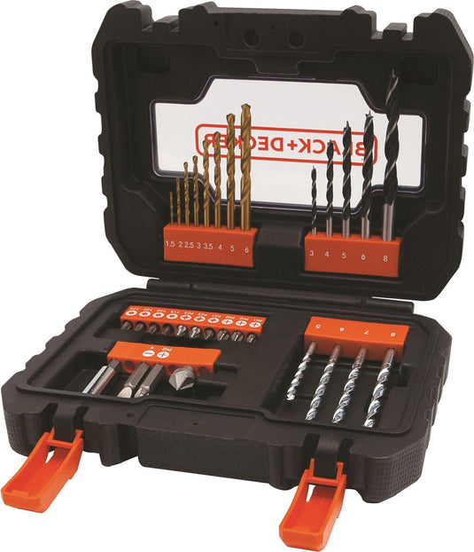 Black+decker 31-delige schroef boorset - a7233-xj