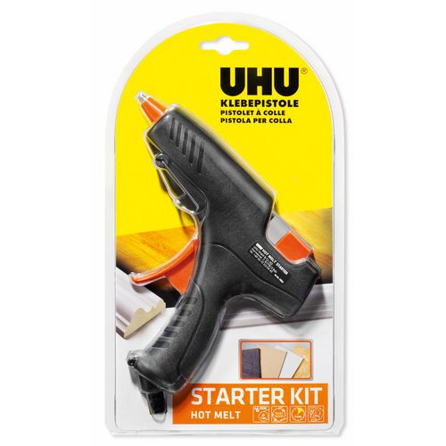 Uhu lijmpistool hot melt zwart