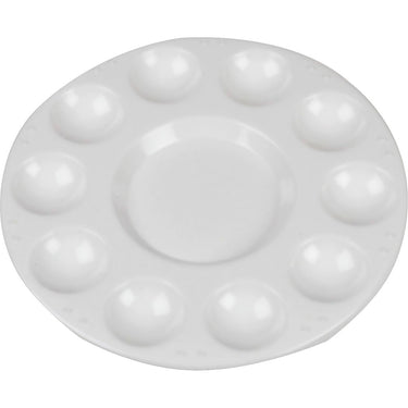 Creativ company http: www.cchobby.nl palet-rond-palet-met-11-vakken-d-17-cm-wit-10-stuk-1-doos