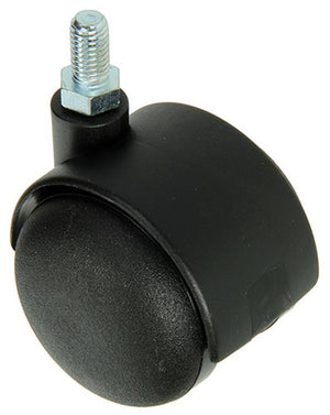 Mack by tente 1013566 - dubbel rol zwart schroefdraad 50mm | 10 stuks