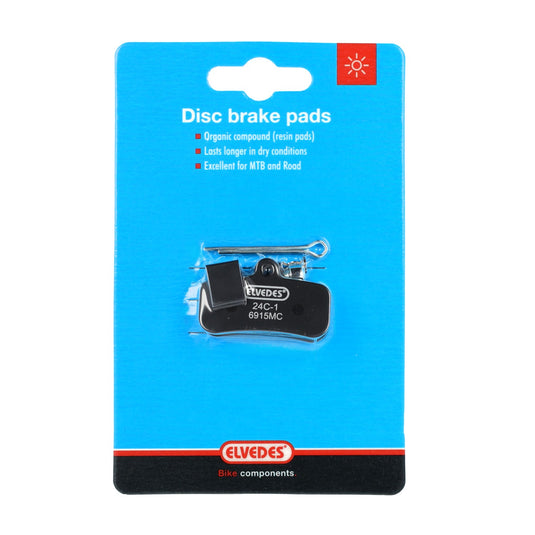 Elvedes schijfremblokset 6915mc - tektro - e-bikes - 1 paar