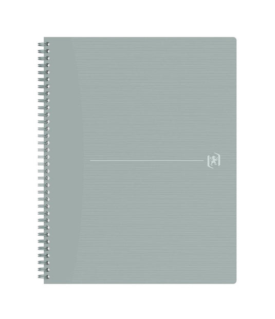 Oxford origins - duurzaam notitieboek - a4+ - geruit 5mm - 70 vel - grijs