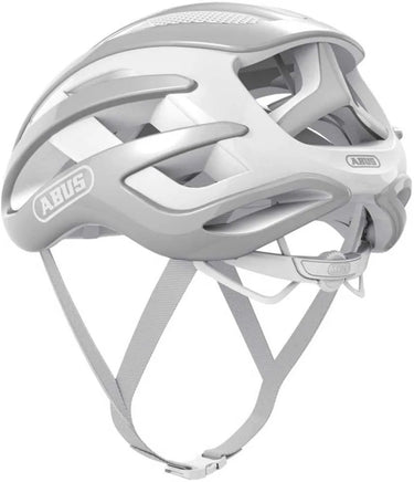 Abus fietshelm airbreaker pure grey l - 59-61 cm - grijs - geschikt voor gebruik op racefietsen - gravelbikes - 230 g