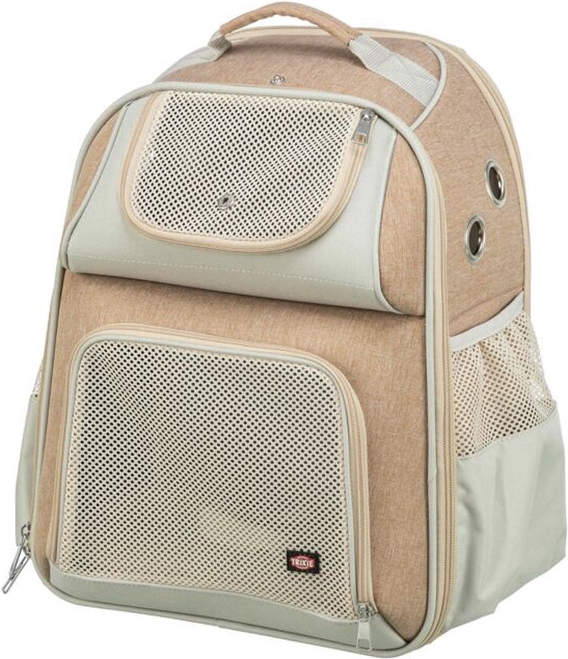 Afbeelding laden in galerijviewer, Trixie hondentas rugtas willow beige bruin
