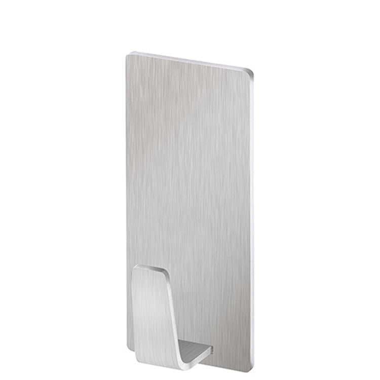 Afbeelding laden in galerijviewer, Tesa ® powerstrips waterproof kleefhaak l - rechthoekig - montage zonder boren - roestvrij staal (rvs) - draagkracht 2 kg - voor badkamer en douche

