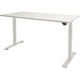 Zit-sta-bureau schaffenburg dextro basic t-voet kalk wit