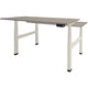 Zit- sta bureau schaffenburg dextro plus duo t-voet grijs
