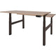 Zit- sta bureau schaffenburg dextro plus duo t-voet havana cherry
