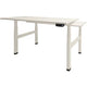 Zit- sta bureau schaffenburg dextro plus duo t-voet kalk wit