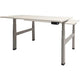Zit- sta bureau schaffenburg dextro plus duo t-voet kalk wit