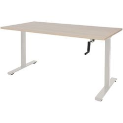 Zit-sta-bureau schaffenburg dextro slinger t-voet lindberg oak