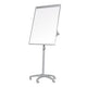 Mobiele flipchart bi-office classic grijs aluminium