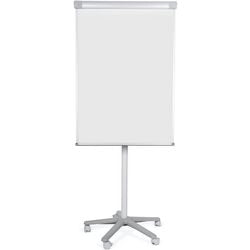 Mobiele flipchart bi-office classic grijs aluminium