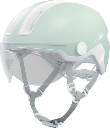 Abus fietshelm hud-y ace pure mint m - 54-58 cm - lichtgroen - geschikt voor gebruik op elektrische fietsen - stadsfietsen - 430 g