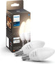 Philips hue kaarslamp lichtbron e14 - zachtwit licht - 5,2w - bluetooth - 2 stuks