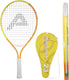 Ama sport kinder tennis racket oranje 23 inch- lichtgewicht junior racket met tas- ideaal voor beginners-