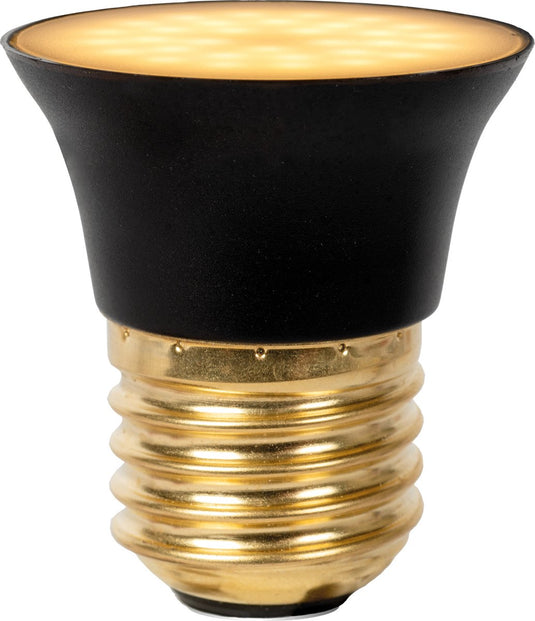 Lucide g45 - led lamp - ø 4,3 cm - led 3 stepdim - e27 - 1x5w 2700k - zwart