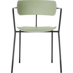 Bezoekersstoel meet powered by paperflow plastic groen