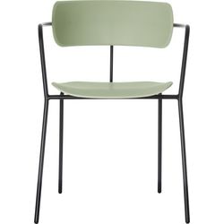 Bezoekersstoel meet powered by paperflow plastic groen