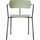 Bezoekersstoel paperflow plastic groen