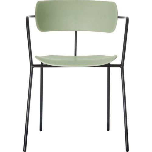 Bezoekersstoel paperflow plastic groen