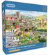 Gibsons - puddle ducks paddling (door richard macneil) - 500 stukjes 48×34cm (b×h) - legpuzzel voor volwassenen