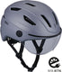 Bbb cycling move faceshield transparant e-bike helm - speed pedelec helm - elektrische fiets - snorfiets - mat grijs - maat m - bhe-57