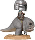 Funko star wars the mandalorian pop vinyl: the mandalorian on blurrg