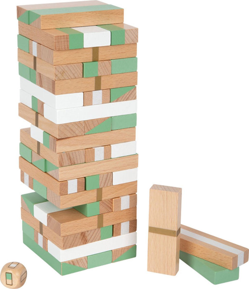 Afbeelding laden in galerijviewer, Small foot - houten wiebeltoren spel gouden editie
