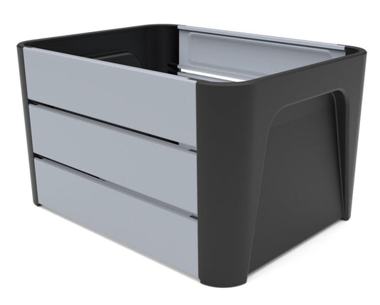 Basil mirage krat klik 'n krat zwart grijs 24l