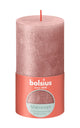 Bolsius rustiek stompkaars 130 68 shimmer pink