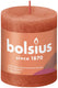 Bolsius rustiek stompkaars 80 68 oranje