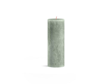Bolsius shine collection rustiek stompkaars 190 68 jade green-jadegroen