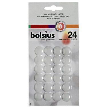 Bolsius hechtwasrondjes blister a 24 stuks