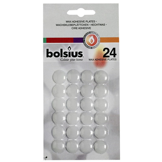 Bolsius hechtwasrondjes blister a 24st