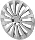 Proplus losse wieldop - ø 16 inch - meridian - zilvergrijs - per stuk