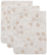 Jollein hydrofiele washandjes 15x20cm - leafy dreams - katoen - 3 stuks